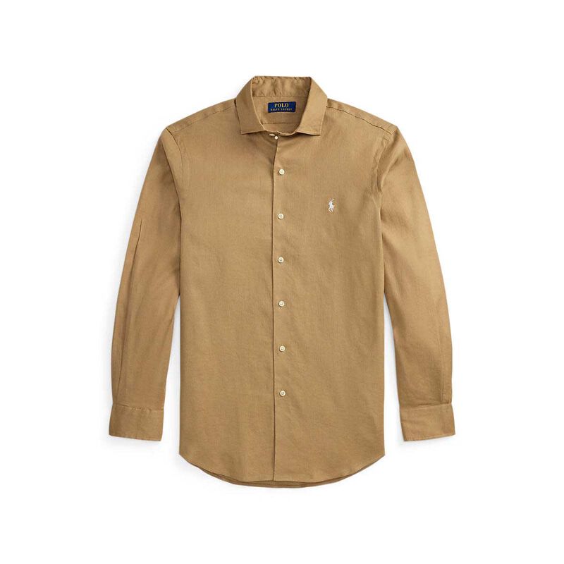 Polo Ralph Lauren Custom Fit Linen-Blend Shirt image number 1